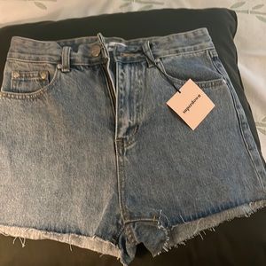 Superdown high rise Jean shorts